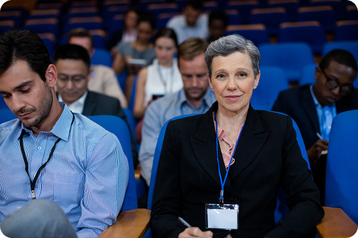 Audience at a public government session